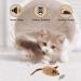 Vealind GiGwi Interactive Cat Toys: Auto Moving Mice with Lifelike Squeaky Sound - Coffee - Buy Online on GoSupps.com