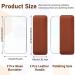 Leathercraft Glass Slicker Set for Burnishing Leather - Leather Burnishing Tool with Faux Leather Handle - Buy Online on GoSupps.com