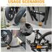 4ft Bike Chain Lock | Heavy Duty Anti-Theft Security Lock 10mm Thick | Bright-Colored Cut Proof Moped Lock w/ 4 Keys | Updated Version - Buy Online on GoSupps.com