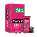 Thats it. Kick Coffee Energy Bar, 24 Mini Bars, Plant-Based, Vegan, USDA Organic, Natural Caffeine from Fair Trade Coffee (95mg), Energy on the Go, Keto Friendly Keto Bars (24 Pack Dark Chocolate) Dark Chocolate 24 Count (Pack of 1)