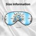 World Travel Sleep Mask - Adjustable Double-Sided Eye Cover | Soft Shade for Comfortable Sleep & Reduced Eye Edema - Buy Online on GoSupps.com