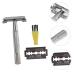 Buy 1 Set Safe Metal Razor for Men - Premium Manual Shaver for Smooth Shaving | International Shipping Available - Buy Online on GoSupps.com