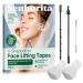 90 pieces face lifting tape facelifting sticker lift face sticker face lift sticker invisible thin face sticker facelifting adhesive tape makeup tool for hiding facial folds