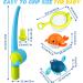 TwoOnto Bathing Toy Fishing Game - 4 Piece Montessori Pool Toy Set for Kids 1-5 Years - Fun Floating Bathtub Toys - Buy Online on GoSupps.com