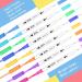 100 Colors Duo Tip Brush Markers Pens - Watercolor Art Markers for Coloring Books - Christmas Gifts for Kids & Adults - Buy Online on GoSupps.com
