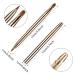 3-Piece Retractable Dual End Lip Brush & Concealer Brush Set - Gold, Purple, Bright Pink - Buy Online on GoSupps.com