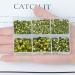 AD Beads 4300 Flat Back Nail Art Rhinestones in 6 Sizes with Storage Box & Picking Pen - Olivine Rhinestones for DIY Crafts - Buy Online on GoSupps.com