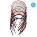 Carykon 20 PCS DIY Satin Ribbon Headbands, 5mm Width, Mixed Colors - Buy Online on GoSupps.com