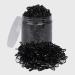 Mini elastic hair tie 2000 pieces of soft black rubber bands with plastic box for baby girls wedding hairstyle small dreadlocks and more