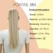 CAISHA22 Heat-Resistant Synthetic Fiber Straight Blond Mix Ponytail Extension #26H513 - PH515 - Buy Online on GoSupps.com