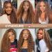 CYNOSURE 26 Curly Honey Blond Ombre Highlight Lace Front Human Hair Wig - Pre Plucked & Invisible - Women's 26 Inch - Buy Online on GoSupps.com
