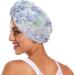 Hydrangeas Butterfly Hair Towel 2 Pack | Super Absorbent Quick Dry Turbans for Women & Girls - Buy Online on GoSupps.com