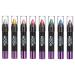 Cosmic Moon - Metallic face -to -face pen/body Malkreide make -up for face and body - 3.5g - you can easily create professional metallic designs!- set with 8 colors