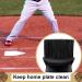 Deekin Baseball Umpire Brush Set - 2 Piece Home Plate Brush with Plastic Handle - Ideal for Baseball & Softball Referees - Black - 5 x 4.7 x 1.4 Inch - Buy Online on GoSupps.com