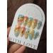 Handmade Press On Nails Short MouyouGlow Almond Colourful Foils Gold Resuable Fake Nails with Self-Adhesive Colourful Handmade Artificial Fingernails 10 Pieces (#10-M) - Buy Online on GoSupps.com