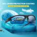 Duduma Men's Polarized Sports Sunglasses - TR62 Superlight Frame, Black Matte Frame with Black Lens - Buy Online on GoSupps.com