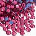 Jollin hot fix crystals Flat back Road stones glass glittering stones nail art gems SS30 288PCs rose rose SS30 288PCs