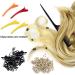 Duufin Hair Extensions Kit â€“ 1500 Micro Link Rings Beads + Tools (Black, Blonde, Dark Brown) - Buy Online on GoSupps.com