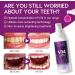 V34 Purple Toothpaste for White Teeth | Effective Tooth Stain Removal & Whitening Booster | Dentist-Recommended Color Correction Solution - Buy Online on GoSupps.com