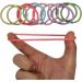 12 PCS Glitter Elastic Hair Bands - No Metal Ponytail Holders for Women, Men, Girls, Kids - 3mm Gentle Elastics in Multi-Colored Bulk Pack - Buy Online on GoSupps.com