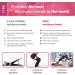 Gymb Premium Resistance Bands for Glutes, Thighs & Legs - Non-Slip Cloth Booty Bands - For Gym & Home Fitness - 3 Levels (Black/Grey/Pink) - Buy Online on GoSupps.com