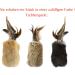 Handmade Rabbit Fur Cat Toy with Feathers | Real Fur International Shipping - Buy Online on GoSupps.com