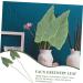 2pcs Imitation Plants Decor Artificial Plants Simulation Alocasia Leaves Simulated Leaves Wedding Fake Leaves Fake Leaves for Wedding Bouquets Fake Tropical Plants Medium Leaf - Buy Online on GoSupps.com