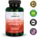 Swanson High Concentrate Omega-3 Softgels - 120 Mini Softgels for Heart Health - Buy Online on GoSupps.com