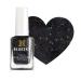 Bluesky Kids Nail Varnish - Starry Night Black Glitter Touching Peele Non-Toxic Water Based Odourless Nail Polish for Kids 7ml