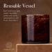 LAFCO New York Spiced Pomander Holiday Candle 2024 | 15.5 oz 90-Hour Burn Reusable Hand Blown Glass | Made in USA - International Shipping Available - Buy Online on GoSupps.com