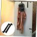 Alipis 2pcs Door Hook Hooks Clothes Hangers Clothes Rack Punch Hook Door Hanger Iron Heavy Towel Hook - Buy Online on GoSupps.com