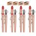 Magic Eyebrow Pencil-3D Waterproof Microblading Eyebrow Pencil Contouring Pen 4 Tipped Precise Brow Pen Magic Microblading Eyebrow Pen Natural Fine Stroke Microblading Eyebrow Pencil (ALLx4)
