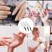 Lusofie 6Pcs Professional Diamond Nail File Double Sided Nail Files Metal Nail File with Non-Slip Handle Manicure Tool Accessories for Home Salon - Buy Online on GoSupps.com