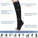 Ikfashoni 3 Pairs Toeless Compression Socks 15-25mmHg for Women & Men - XXL Black - Buy Online on GoSupps.com