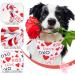Maustlie Double-Sided Dog Bandana - Valentine's Day & Wedding Party Attire | L Red Smoking Bandana for Dogs - Buy Online on GoSupps.com