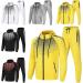 Shop Hanxiulin Men's Jogging Suit - Cotton Training Suit with Hood & Pants - Fitness Sportswear in Yellow - XXL - Buy Online on GoSupps.com