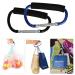 SANSHENG 4 Pack Large Carabiner - 5.5 D-Style Click & Carry Bag Carrier Stroller Hooks (Black/Blue) - Set of 2 Black & 2 Blue - Buy Online on GoSupps.com