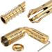 Zhongjiuyuan Big Brass Moxa Rader - 10 Pieces Moxa Sticks for Meridian Massage & Chinese Medicine Therapy | Health Care for All Ages - Buy Online on GoSupps.com