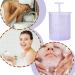 Virtcooy Cleanser Foamer | Portable Manual Face Cleanser Foaming Bottle | Ergonomic Pump Facial Cleansing Tool Cleansing Foaming Maker for All Skin Types Purple - Buy Online on GoSupps.com
