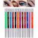 BELLIFFY 12 Pcs 1 Set Shadow Set Creative Eyeliners Waterproof Eyeliner Makeup Kit Colorful Plastic - Buy Online on GoSupps.com