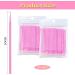 200Pcs Disposable Eyelash Brushes Pink Micro Brushes Applicator Eyelash Brushes for Eyelashes Extensions - Buy Online on GoSupps.com
