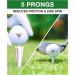5 Prong Golf Tees - Performance Series Low Resistance Tees 3 1/4'' & 1 1/2'' 50 Pack | Reduce Friction & Side Spin - Buy Online on GoSupps.com
