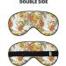 Ducks and Flowers Sleep Mask | Adjustable Double-Sided Eye Mask | Soft Sleeping Eye Covers for Perfect Shading & Reduced Eye Edema | International Shipping Available - Buy Online on GoSupps.com