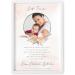 Personalized Baptism Gifts for Girls | Del M   Unique Sponsorship Letters | Custom Boho Wreath Designs (DIN A4 Framed/Unframed) - International Shipping Available - Buy Online on GoSupps.com