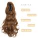 Shop 45cm Gairyan Auburn Ponytail Extensions | Clip-In Curly & Wavy Synthetic Hair for Women - Buy Online on GoSupps.com