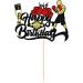 Happy Birthday Cake Topper - Thieme Boxing Decor for Kids & Adults | Colorful Party Supplies - Buy Online on GoSupps.com