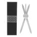 Adjustable Compass Eyebrow Ruler  Stainless Steel Eyebrow Positioning Makeup Measuring Tool (Silver)