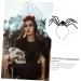 MAGICLULU Spider Headband Black Tiara Festival Headpiece Goth Headbands Unique Hair Decor Spider Headpiece Hair Accessories Ladies Headbands Polyester Make up Apparel Purple 30X23CM Purple - Buy Online on GoSupps.com