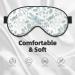 Unisex Dragonfly Print Sleeping Eye Mask - Soft Adjustable Strap Ultimate Light Blocking - Buy Online on GoSupps.com