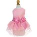 Fitwarm Fancy Dog Tulle Dress - Lightweight Mesh Summer Pet Outfit for Small Dogs Girl - Cat Apparel in Pink - Buy Online on GoSupps.com